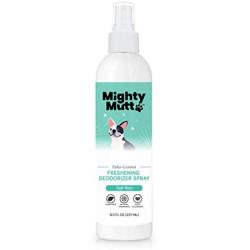 Mighty Mutt Natural Deodorizing Dog Spray | Odor Control and Freshening | Hypoallergenic and Moisturizing | 9oz