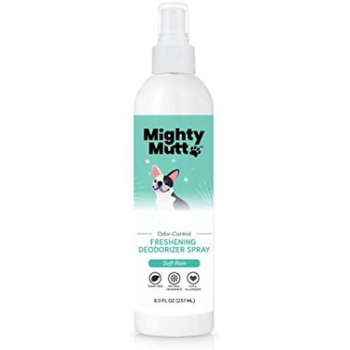 Mighty Mutt Natural Deodorizing Dog Spray | Odor Control and Freshening | Hypoallergenic and Moisturizing | 9oz
