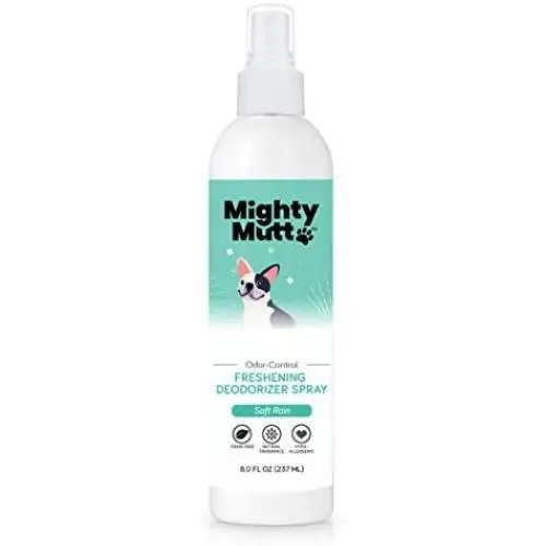 Mighty Mutt Natural Deodorizing Dog Spray | Odor Control and Freshening | Hypoallergenic and Moisturizing | 9oz Mighty Mutt Natural Deodorizing Dog Spray | Odor Control and Freshening | Hypoallergenic and Moisturizing | 9oz