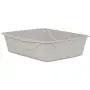 Petmate Open Cat Litter Box,Mouse Grey, Small (14''x10.5''x3.5'')
