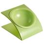 LIONWEI LIONWELI Melamine Tilted Elevated Cat Dog Bowl Raised Cat Food Water Bowl Dish Stress Free, Backflow Prevention, Made to FDA/EC&ECC European Standard