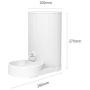FUNLULA FUNLULA FUNLULA Automatic Water Dispenser and Manual Cat Food Feeder in Set for Small Medium Large Dog Cats Puppy Kitten Pet Self-Dispensing Big Capacity Bowl