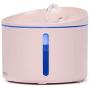 DOGNESS 3.2L Pet Water Fountain,Healthy and Hygienic Drinking Fountain Super Quiet Flower Automatic Electric Water Bowl for Dogs, Cats, Birds and Multiple Animals (Pink)