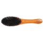 Bass Brushes | Luxury Grade Pet Brush | Shine & Condition | 100% Pure Premium Natural Bristle - Firm | Full Oval Design | Natural Bamboo Handle | Solid Finish | Bass Brushes Model #A15-DB