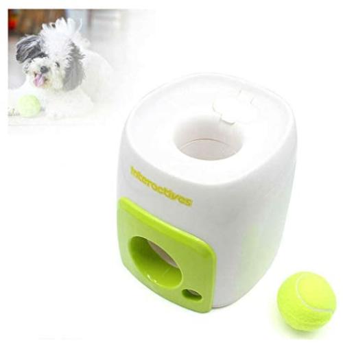 Outdoor Pet Dog Tennis Ball Toy Thrower White+Green Interactive not Launcher US