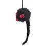 Relaxdays Cat Toy, 3in1, Interactive, Treat Tumbler, Teaser Wand Mouse & Ball with Bell, Kitten, Fun, Grey, Pack of 1, Gray