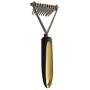 Pixikko 10-Blade De-Matting Tool Comb/Rake for Medium/Long Hair Dogs & Cats