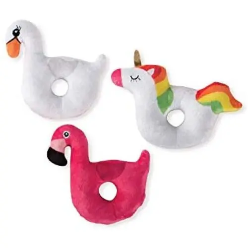 Fringe Studio Squeaker Pet Toy Set, Set of 3, Floaties (289444), Multi-Colored Fringe Studio Squeaker Pet Toy Set, Set of 3, Floaties (289444), Multi-Colored