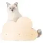 MYZOO Moku,Cloud Shape, Wall Mounted Cat Shelves, Floating Perch, Cat Tree,Solid Wood with Transparent Board MYZOO Moku,Cloud Shape, Wall Mounted Cat Shelves, Floating Perch, Cat Tree,Solid Wood with Transparent Board
