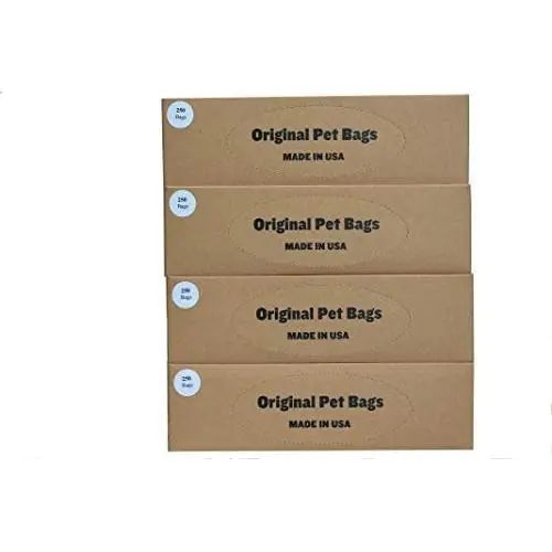 Originalpetbags Litter Bags, Dog Waste Roll Bags Refill for HOA Pet Stations and Residential,1000 Bags 8 by 13 inches Made in USA Originalpetbags Litter Bags, Dog Waste Roll Bags Refill for HOA Pet Stations and Residential,1000 Bags 8 by 13 inches Made in USA