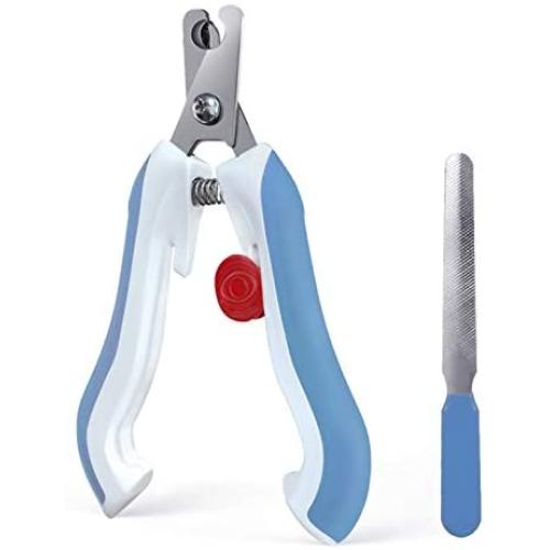 Yuuqiite Pet Nail Clipper for Dogs Cats Small Animals, Nail Trimmer with Safe Guard to Avoid Over Cutting