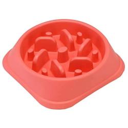 Yanbyn Slow Feeder Dog Bowls Bloat Stop Puzzle Bowls Pets Fun Feeder Drink Water Bowls