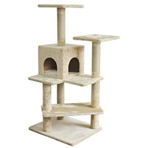 Amazon Basics Cat Tree with Condo, Scratching Posts