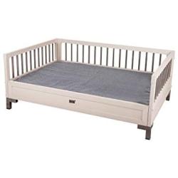 New Age Pet ecoFLEX Manhattan Raised Dog Bed w/Removable Cushion