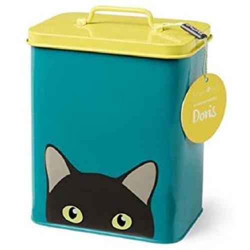 Burgon & Ball Creaturewares GCR/CAT Pet Food Storage Tin Doris Cat