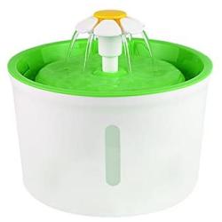 TOPCHANCES 1.6L Electric Automatic Cat Water Fountain Water Fountain Dog Pet Drinker Bowl Pet Drinking Fountain Dispenser with Water Level