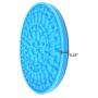 Dog Lick Mat, 2 Pack Durable Suction Backing with Silicone Cleaning Brush Bundle, Slow Feeder Treat Lick Pad Set for Distraction, Grooming, Anxiety, Bath