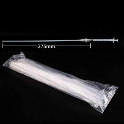 WEISHENG 30 Pcs 10 Disposable Artificial Insemination Rods Tube,Breeding Catheter, for Dog Sheep Canine