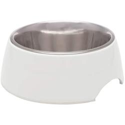 Loving Pets Retro Bowl for Dogs, Ice White, Large (7141)