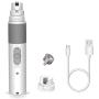 Aeyu Pet Nail Grinder,Rechargeable Pet Nail Grinde,Quiet 2Speed USB Rechargeable Pet Nail Trimmer Paws,Gentle Paws Grooming Nail Grinder for Large Medium Small Dogs and Cats and Other Small Medium Pet