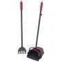 Petmate Clean Response Swivel Bin & Rake Pooper Scooper, Plastic Handle