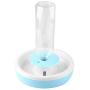 THMY Pet Drinking Bowl, Cat and Dog Water Dispenser Set for A Healthy and Hygienic Pet Fountain with Filter Foam (Blue 750ml)