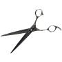ShearsDirect Professional Cutting Shears Off Set Handle Design with Anatomic Thumb and Gem Stone Tension, 7.5-Inch