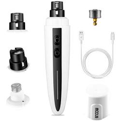 MODUS Dog Nail Grinder Electric 2-Speed with LED Light – Gentle, Painless Paws Grooming, Trimming, Shaping, Smoothing for Small Medium & Large Dogs, Cats, Rabbits - Portable & Rechargeable