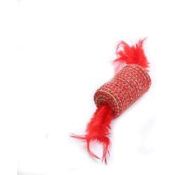 Hengzhi Cat Scratch Feather Toy Kitten Candy Shape Sisal Rolling Play Toys Pet Supplies