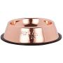 Stainless Steel Dog Bowl, Rose Gold pet Bowl, Non-Slip cat Food Dog Bowl 895ML, Suitable for All Types of Pets