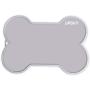 UPSKY Dog Cat Food Mat Large 22'' x 16'' Non-Slip Pet Dog Feeding Mat Waterproof Silicone Dog Food Tray, Bone-Shaped Easy to Clean Dog Cat Placemat