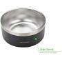Mind Reader Stainless Steel Slip Non Skid Large Capacity Dog Bowl 8 Cups, 64 Oz, Black