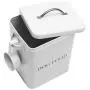 Morezi Pet Treat and Food Storage Tin with Lid and Scoop - White Vintage Farmhouse - Carbon Steel - Tight Fitting Lids - Storage Canister Tins Morezi Pet Treat and Food Storage Tin with Lid and Scoop - White Vintage Farmhouse - Carbon Steel - Tight Fitting Lids - Storage Canister Tins