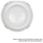 Richell Non-Tip & Skid Cat Dish Extra Small, Spill Proof Smart Edge, Dishwasher Safe cat Feeder, 3.8 oz of Wet Food, White