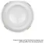Richell Non-Tip & Skid Cat Dish Extra Small, Spill Proof Smart Edge, Dishwasher Safe cat Feeder, 3.8 oz of Wet Food, White