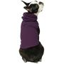 Gooby Dog Hoodie Fleece Vest - Pull Over Dog Jacket with Leash Ring - Winter Small Dog Sweater - Warm Dog Clothes for Small Dogs Girl or Boy Dog Vest for Indoor and Outdoor Use