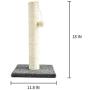 InnoPet Cat Scratching Post with Cat Interactive Toys,Sisal Cat Scratch Post,Covered with Soft Smooth Plush