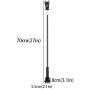 Dog Pet Grooming Table Hair Dryer Stand Holder Hands, Adjustable Flexible Third Arm Hose Tube Holder with Clamp (Black)