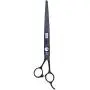 ShearsDirect Japanese 440C Black Titanium Cutting Shear Off Set Handle Design with Gem Stone Adjustable Tension, 8.0-Inch ShearsDirect Japanese 440C Black Titanium Cutting Shear Off Set Handle Design with Gem Stone Adjustable Tension, 8.0-Inch
