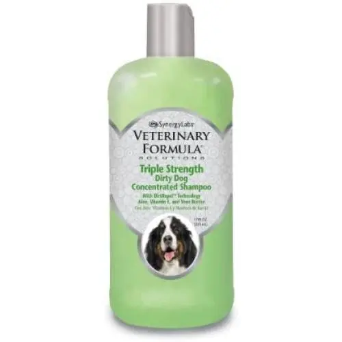 Veterinary Formula Solutions Triple Strength Dirty Dog Concentrated Shampoo – DirtRepel Technology Cleans Extra Dirty and Smelly Dogs – With Wheat Protein, Shea Butter, Aloe, Vitamin E (17oz) Veterinary Formula Solutions Triple Strength Dirty Dog Concentrated Shampoo – DirtRepel Technology Cleans Extra Dirty and Smelly Dogs – With Wheat Protein, Shea Butter, Aloe, Vitamin E (17oz)