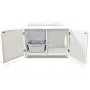 Furhaven Pet Cat Bed Furniture - Classic Decorative Hidden Litter Box Cover Indoor Storage Washroom Cabinet Table Pet House Enslosure for Cats, White, One Size Furhaven Pet Cat Bed Furniture - Classic Decorative Hidden Litter Box Cover Indoor Storage Washroom Cabinet Table Pet House Enslosure for Cats, White, One Size