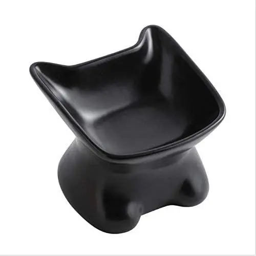 Ragdollcat Tilted Cat Food Bowl, Ceramic Cat Bowls Stress Free, Backflow Prevention, Dishwasher and Microwave Safe Ragdollcat Tilted Cat Food Bowl, Ceramic Cat Bowls Stress Free, Backflow Prevention, Dishwasher and Microwave Safe