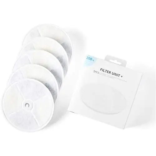 PETKIT Filter Units for EVERSWEET 2, EVERSWEET 3 and CYBERTIAL PUREDRINK Water Fountain, Replacement Filters (5 Pcs)