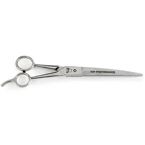 Fine Point Shears Professional Dog Pet Grooming 8 1/2'' Curved Micro Serrated
