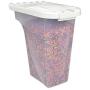 Van Ness 4-Pound Food Dispenser with Fresh-Tite Seal, White , Large (FD4)