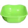 Fresh Kitty Easy to Clean Open Litter Box Pan for Your Pet Cat or Kitten, Small, Neon Green or Charcoal