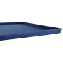 Hiado Dog Bowl Mat Small (19x12), Large (24x16), Raised Edges Non Skid Spill Proof with Lip Waterproof Silicone for The Floor