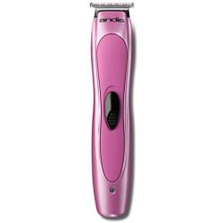 Andis Artistic Cordless Grooming Trimmer with T-Blade - Professional Animal/Dog Grooming, Pink (25185)