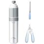 Wellwerks Pet Nail Grinder Stepless Speed Dog Nail Clipper Electric Paw Trimmer Upgraded Quiet USB Rechargeable Powerful Painless Paws Grooming Trimming Shaping Smoothing Perfect for Dogs Cats
