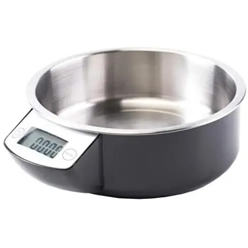 PawsMark Digital Scale Dog Feeding Bowl, Removable Washable Stainless Steel Bowl PawsMark Digital Scale Dog Feeding Bowl, Removable Washable Stainless Steel Bowl